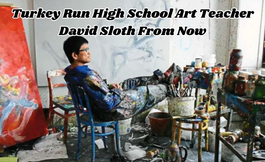 turkey run high school art teacher david sloth from now