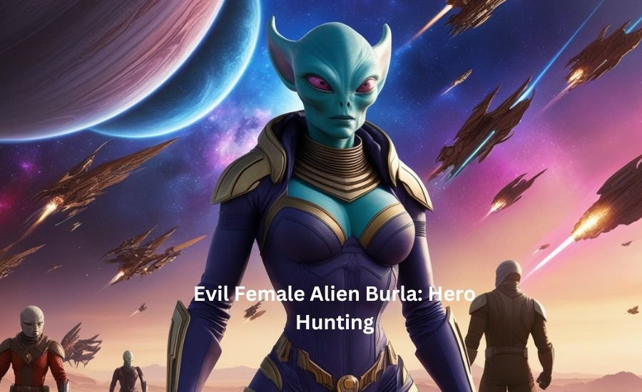 evil female alien burla: hero hunting