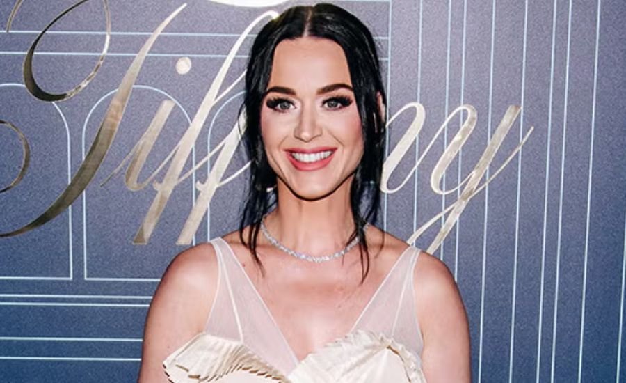 katy perry went braless in a see-through crochet dress