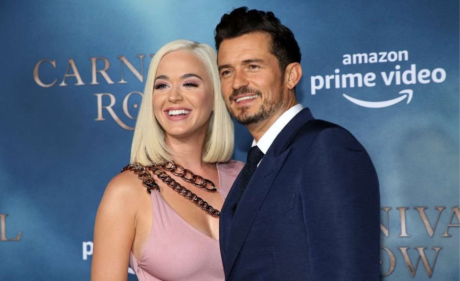 katy perry went braless in a see-through crochet dress