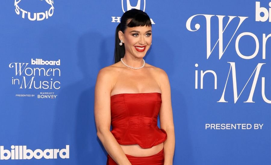 katy perry went braless in a see-through crochet dress