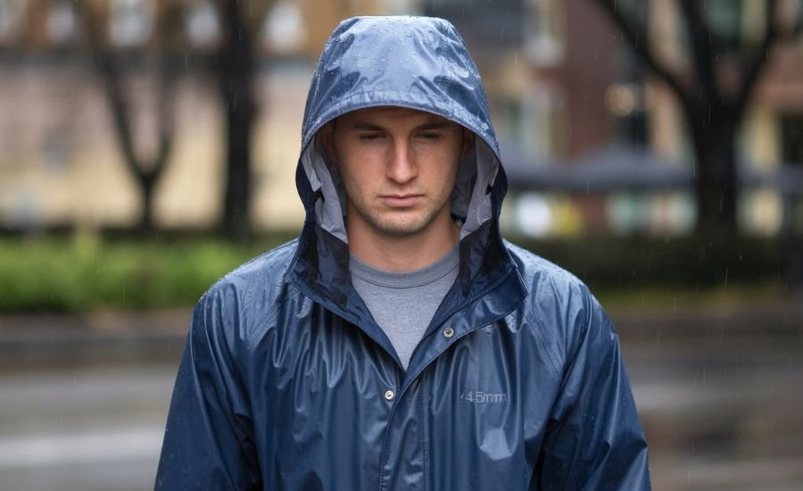 waterproof .45mm rain jacket mens