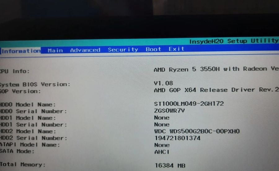 how to find secret settings in nitro acer bios